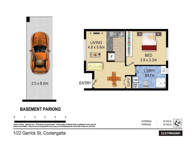 1/22 Garrick Street, Coolangatta QLD 4225 Floorplan
