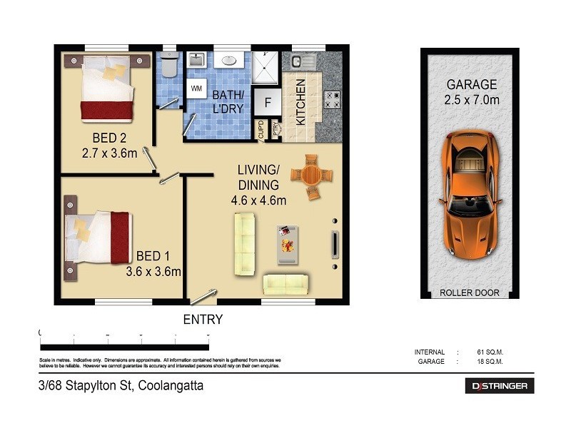 3/68 Stapylton Street, Coolangatta QLD 4225 Floorplan