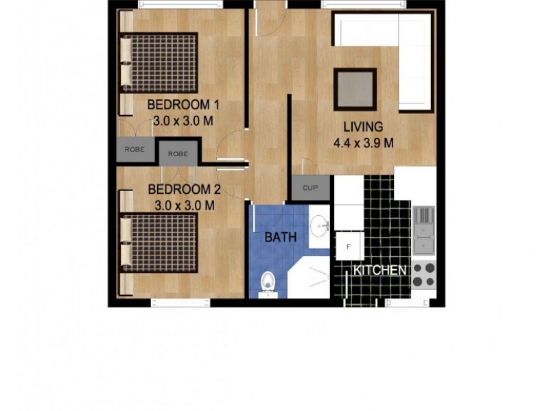 4/4 Johnston Street, Bilinga QLD 4225 Floorplan