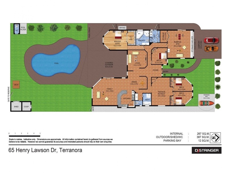 65 Henry Lawson Drive, Terranora NSW 2486 Floorplan