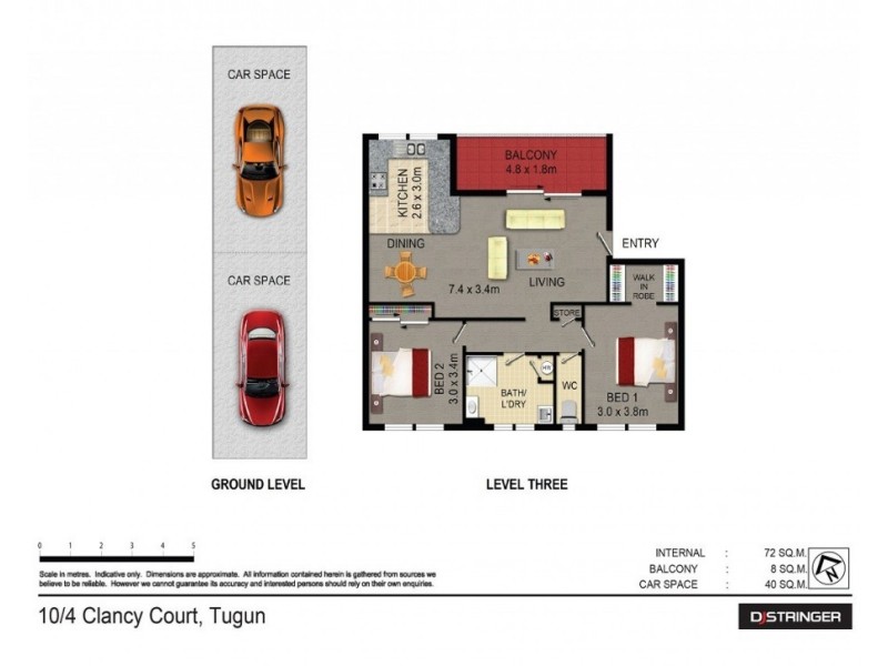 10/4 Clancy Court – Vista Pacific, Tugun QLD 4224 Floorplan