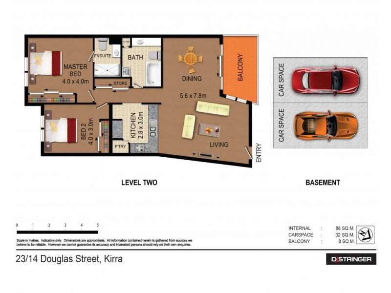 23/14 Douglas Street, Kirra QLD 4225 Floorplan