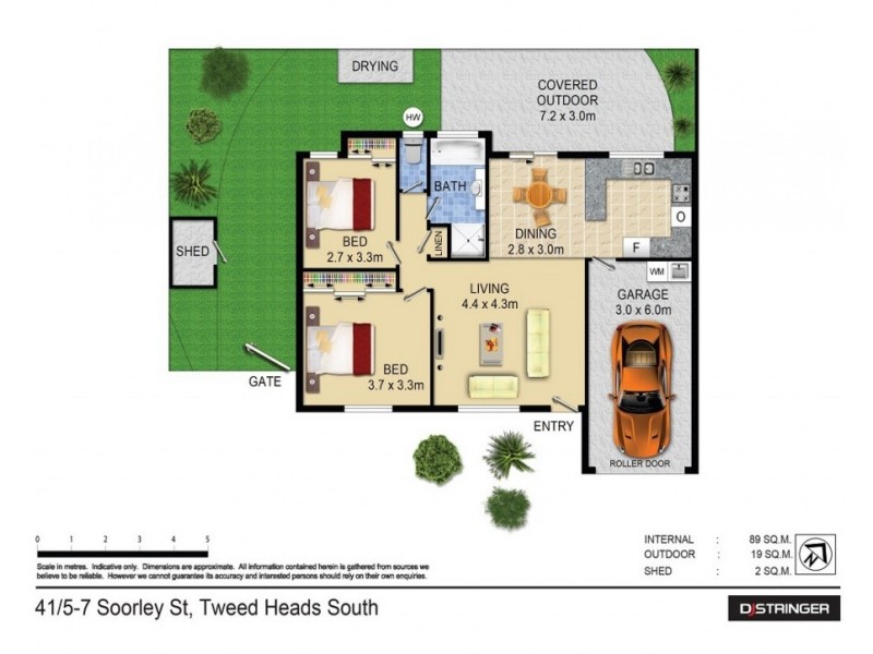 41/5-7 Soorley Street, Tweed Heads South NSW 2486 Floorplan
