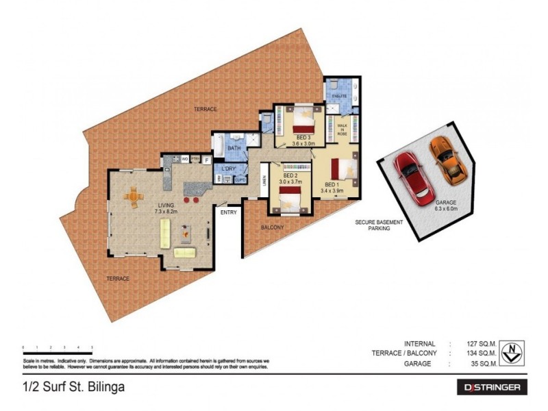 1/2 Surf Street, Bilinga QLD 4225 Floorplan