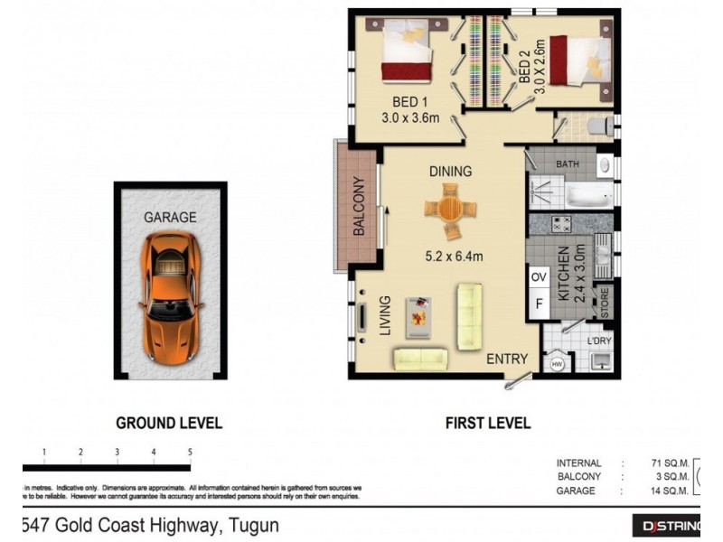 5/547 Gold Coast Highway, Tugun QLD 4224 Floorplan