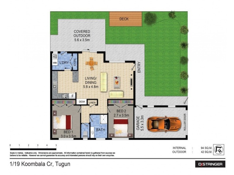 1/19 Koombala Street, Tugun QLD 4224 Floorplan