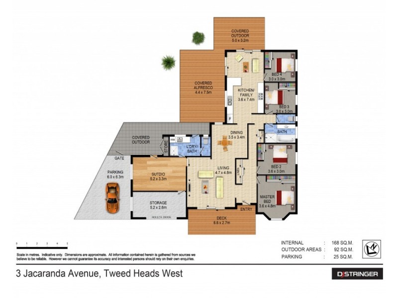 3 Jacaranda Avenue, Tweed Heads West NSW 2485 Floorplan