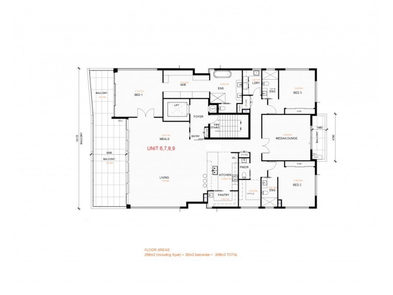 3&6/102 Pacific Parade, Bilinga QLD 4225 Floorplan
