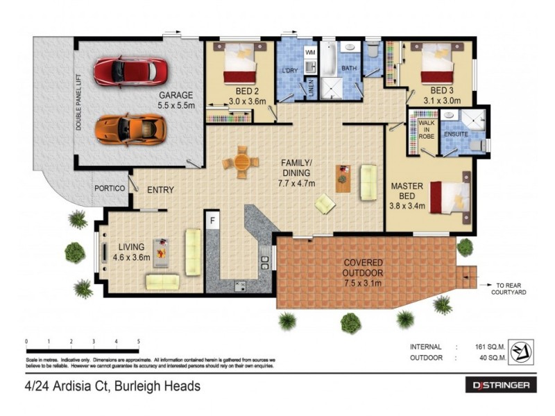 4/24 Ardisia Court, Burleigh Heads QLD 4220 Floorplan