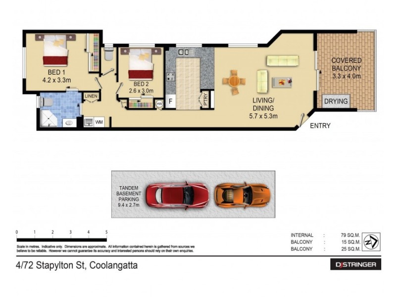 4/72 Stapylton Street, Coolangatta QLD 4225 Floorplan
