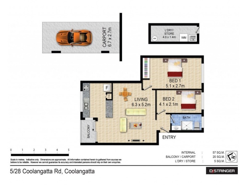 5/28 Coolangatta Road, Kirra QLD 4225 Floorplan