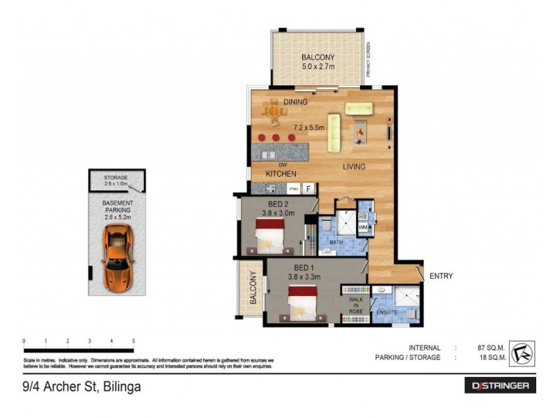 9/4 Archer Street, Bilinga QLD 4225 Floorplan