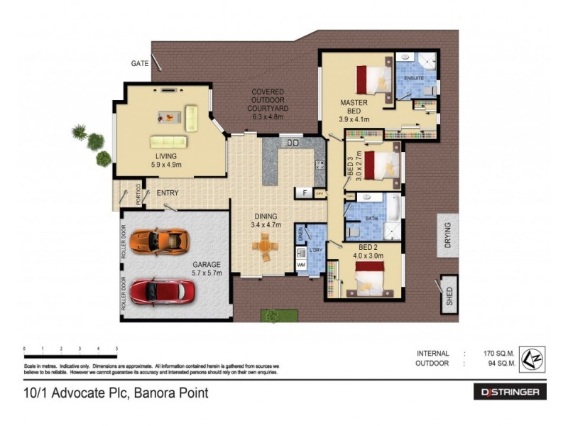 10/1 Advocate Place, Banora Point NSW 2486 Floorplan