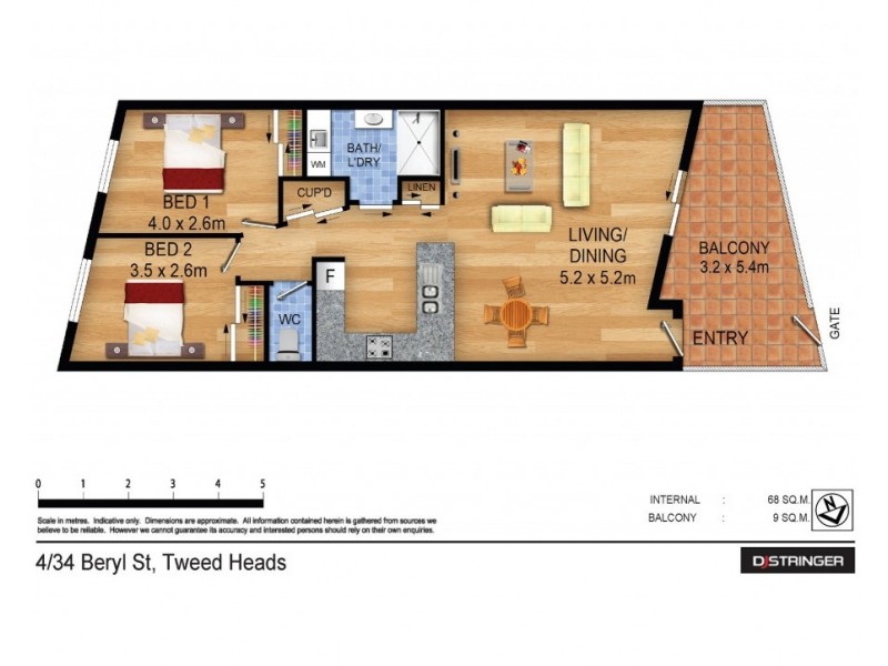 4/34 Beryl Street, Tweed Heads NSW 2485 Floorplan