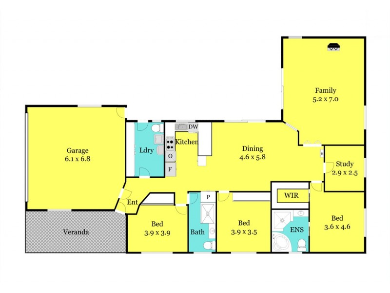 2 Saintly Way, St Albans Park VIC 3219 Floorplan