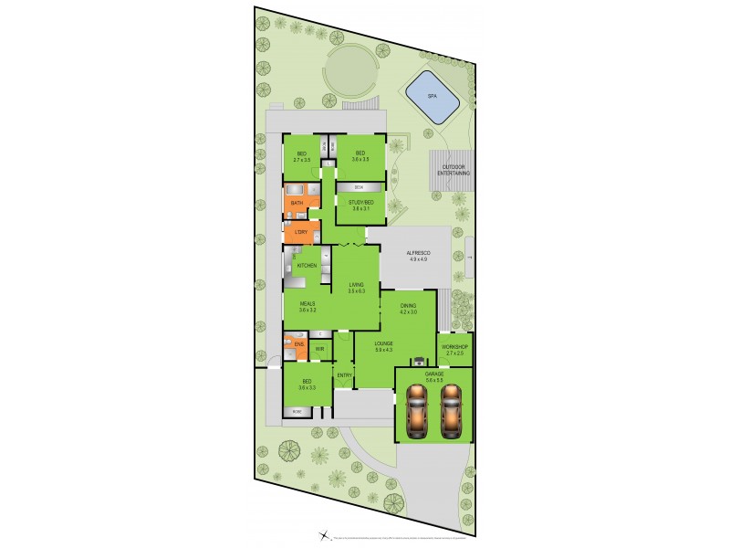 2 Dampier Court, Grovedale VIC 3216 Floorplan