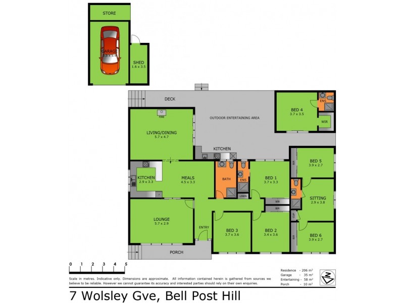 7 Wolseley Grove, Bell Post Hill VIC 3215 Floorplan