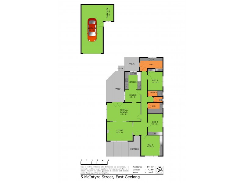 5 McIntyre Street, East Geelong VIC 3219 Floorplan