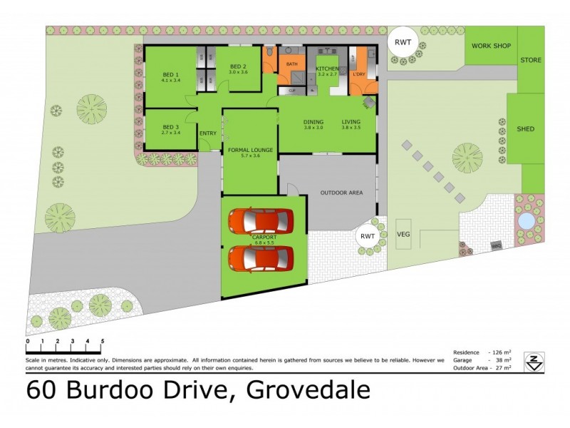 60 Burdoo Drive, Grovedale VIC 3216 Floorplan