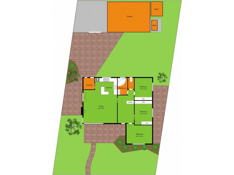 1 Lindsay Street, Newcomb VIC 3219 Floorplan