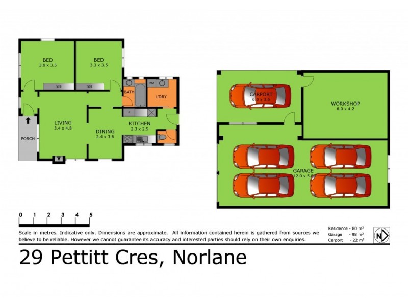 29 Pettitt Crescent, Norlane VIC 3214 Floorplan