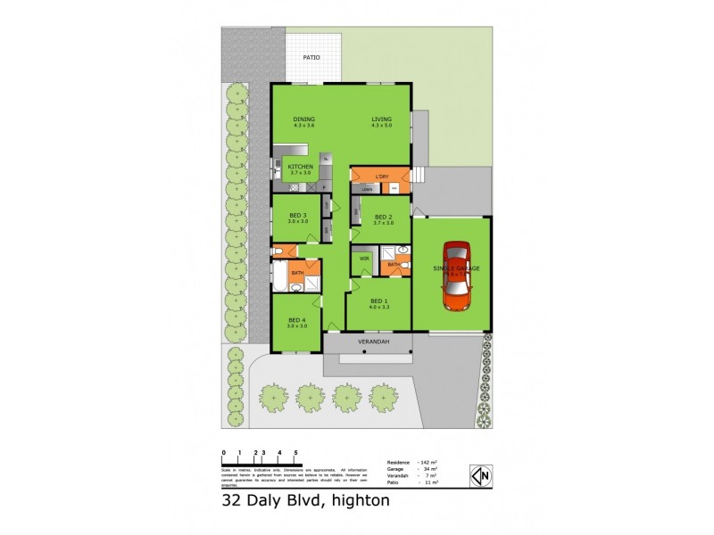 32 Daly Boulevard, Highton VIC 3216 Floorplan