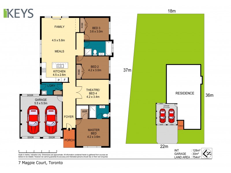 7 Magpie Court, Toronto NSW 2283 Floorplan