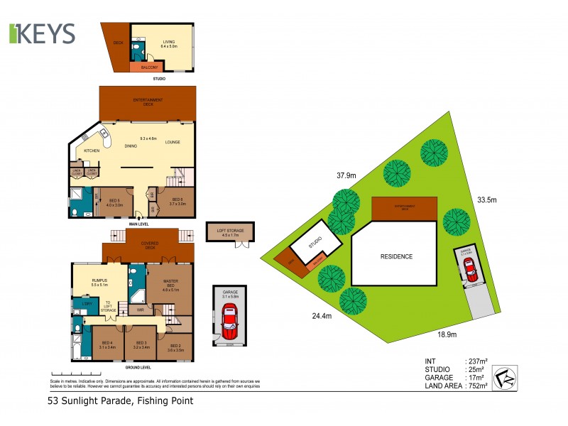 53 Sunlight Parade, Fishing Point NSW 2283 Floorplan