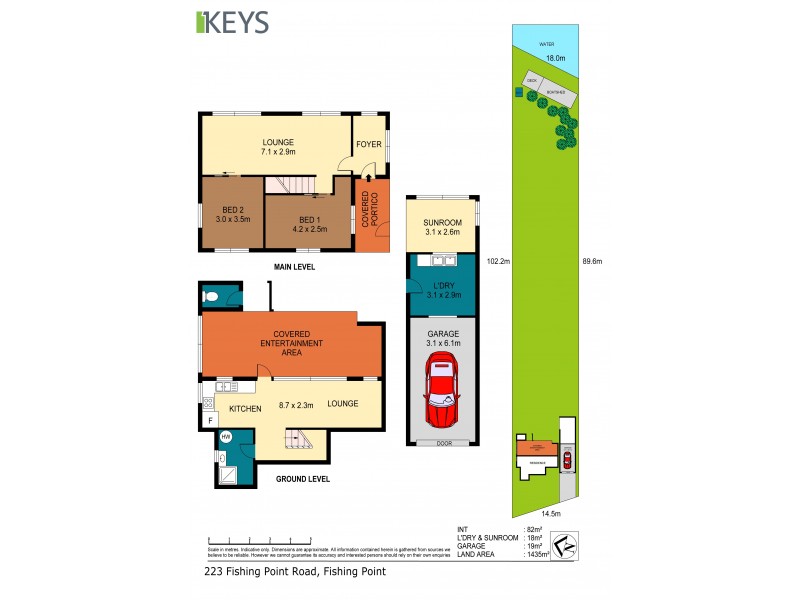 223 Fishing Point Road, Fishing Point NSW 2283 Floorplan