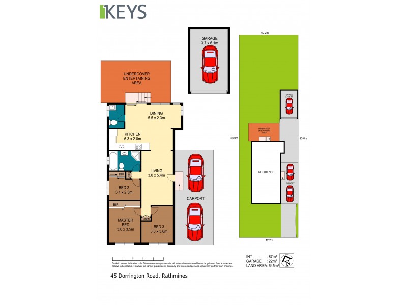 45 Dorrington Road, Rathmines NSW 2283 Floorplan