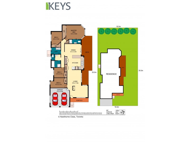 6 Hawthorne Close, Toronto NSW 2283 Floorplan