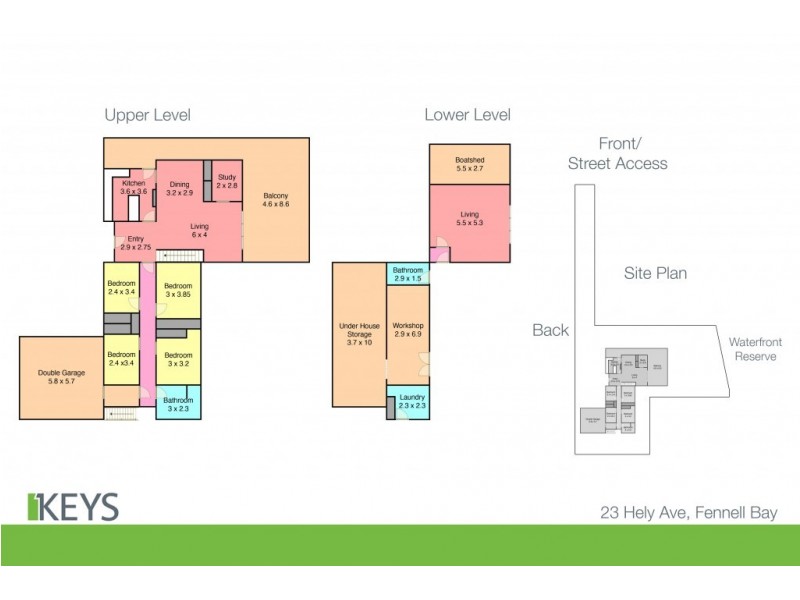 23 Hely Avenue, Fennell Bay NSW 2283 Floorplan