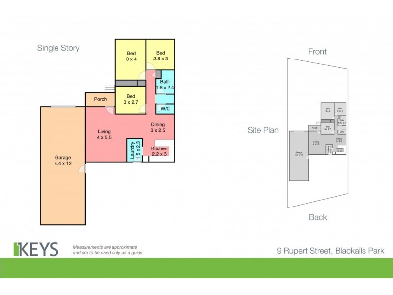 9 Rupert Street, Blackalls Park NSW 2283 Floorplan