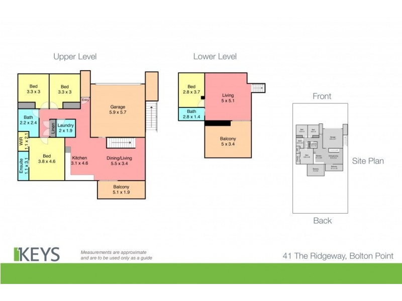 41 The Ridgeway, Bolton Point NSW 2283 Floorplan