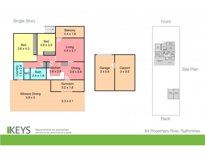 84 Rosemary Row, Rathmines NSW 2283 Floorplan