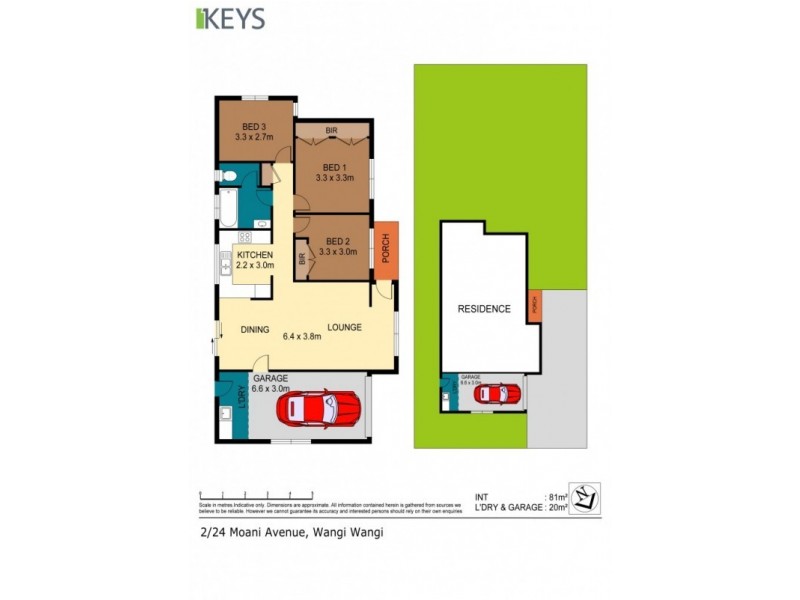 2/24 MOANI STREET, Wangi Wangi NSW 2267