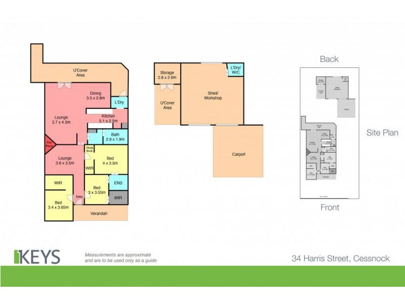 34 Harris Street, Cessnock NSW 2325 Floorplan
