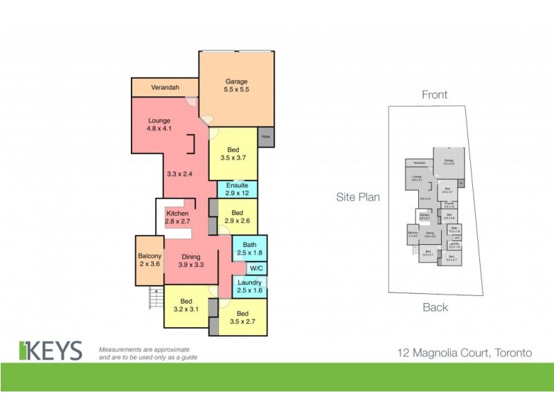 12 Magnolia Court, Toronto NSW 2283 Floorplan