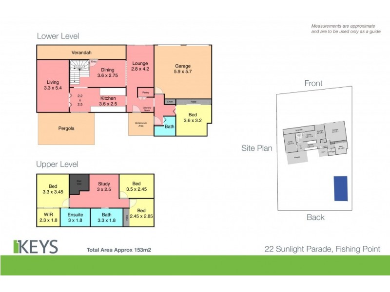 22 Sunlight Parade, Fishing Point NSW 2283 Floorplan
