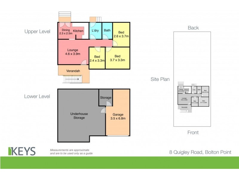 8 Quigley Road, Bolton Point NSW 2283 Floorplan