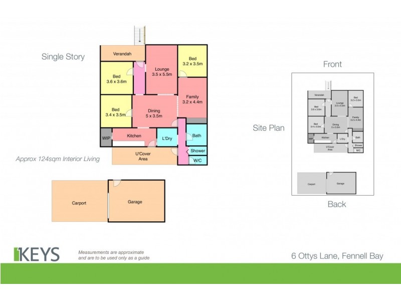 6 Ottys Lane, Fennell Bay NSW 2283 Floorplan