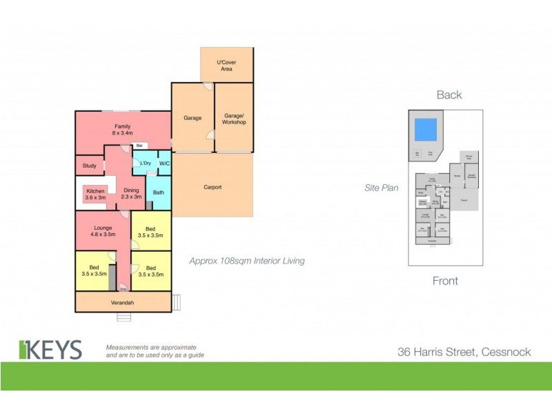 36 Harris Street, Cessnock NSW 2325 Floorplan