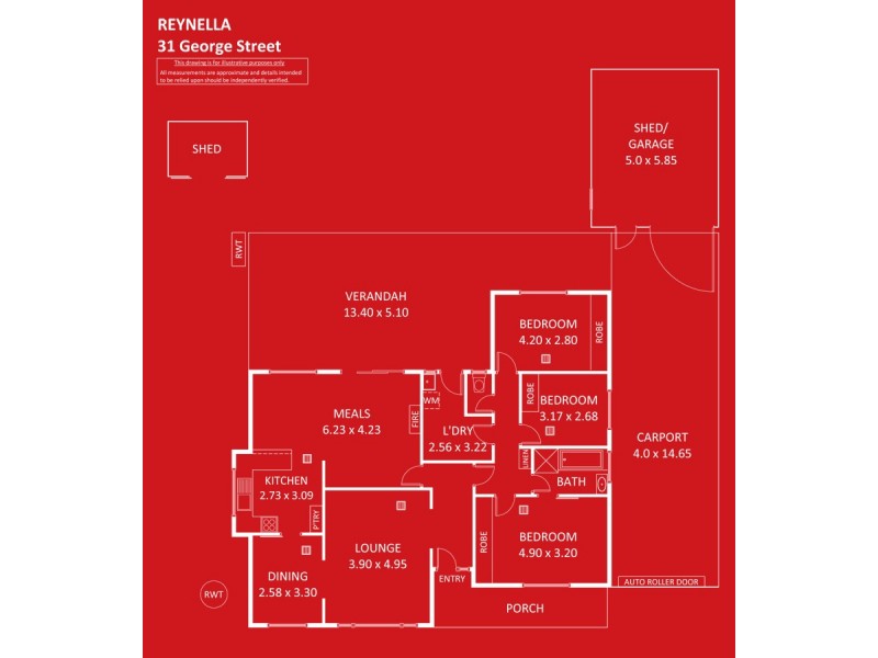 31 George Street, Reynella SA 5161 Floorplan
