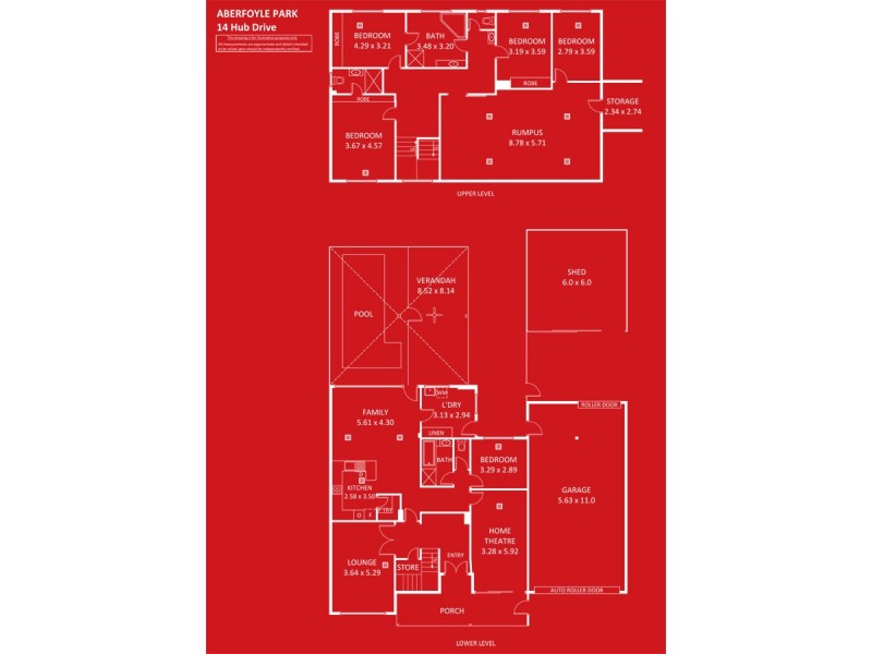 14 Hub Drive, Aberfoyle Park SA 5159 Floorplan