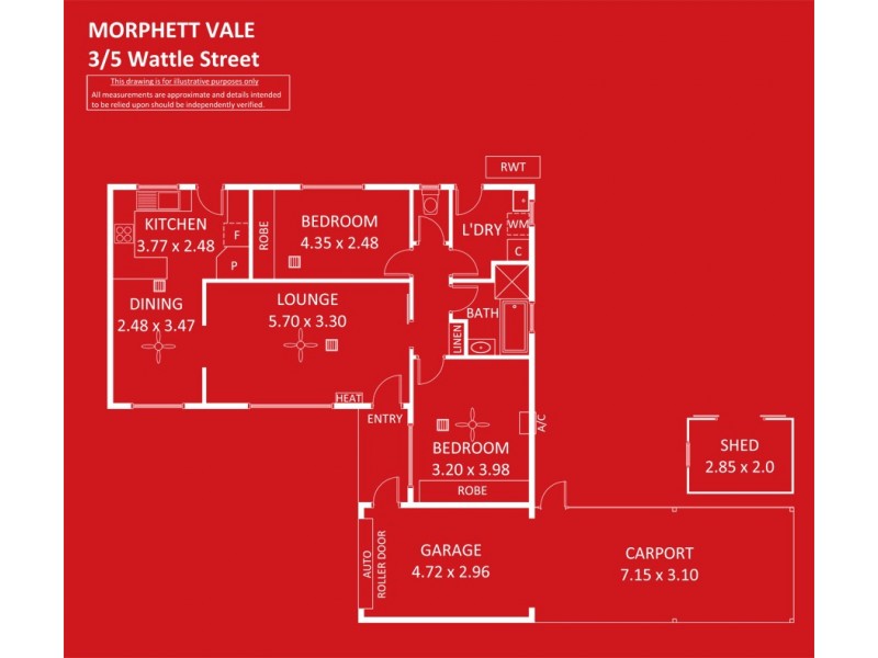 3/5 Wattle Street, Morphett Vale SA 5162 Floorplan
