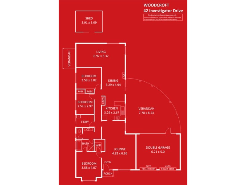 42 Investigator Drive, Woodcroft SA 5162 Floorplan