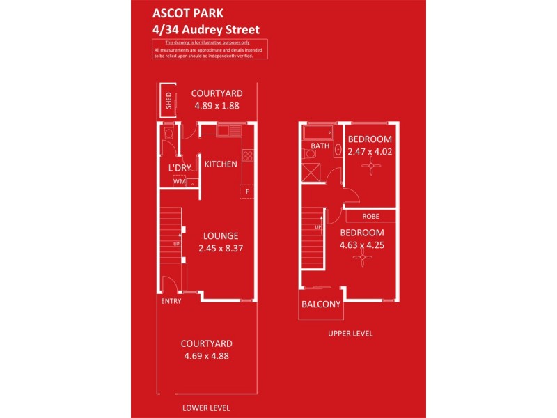4/34 Audrey Street, Ascot Park SA 5043 Floorplan