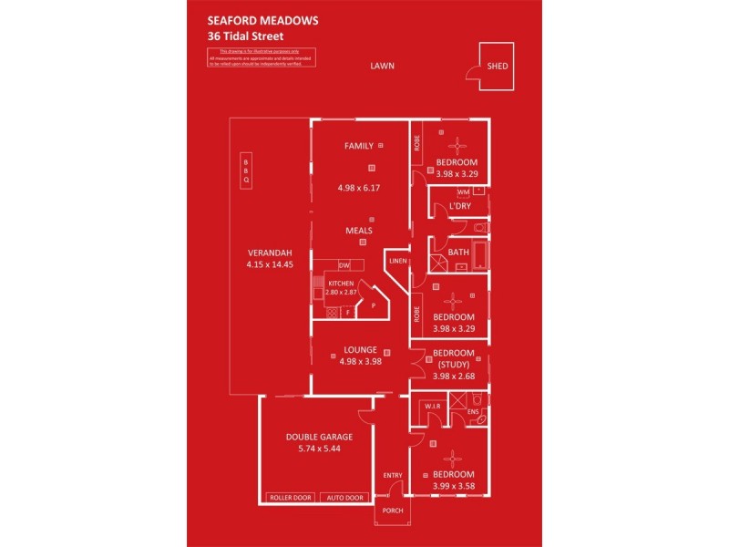 36 Tidal Street, Seaford Meadows SA 5169 Floorplan