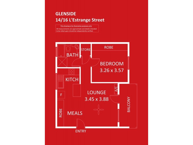 14/16 L’Estrange Street, Glenside SA 5065 Floorplan