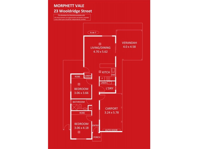 23 Wooldridge Street, Morphett Vale SA 5162 Floorplan